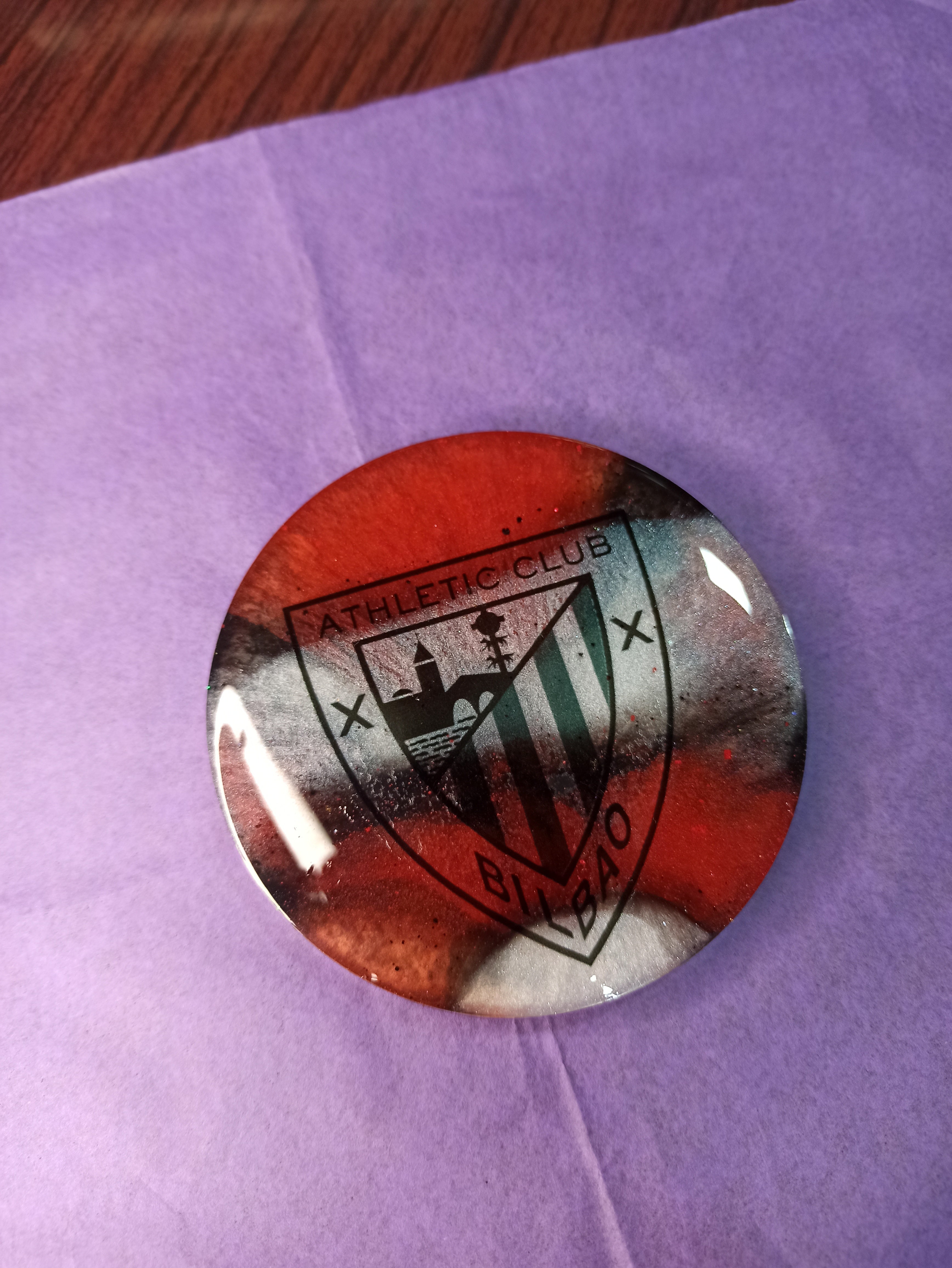 POSAVASOS FUTBOLERO EN RESINA