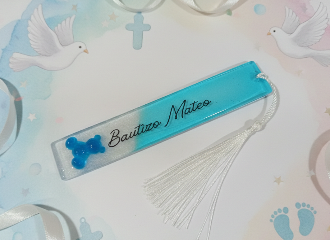 MARCAPÁGINAS EN RESINA PERSONALIZADO - BODAS Y EVENTOS ESPECIALES