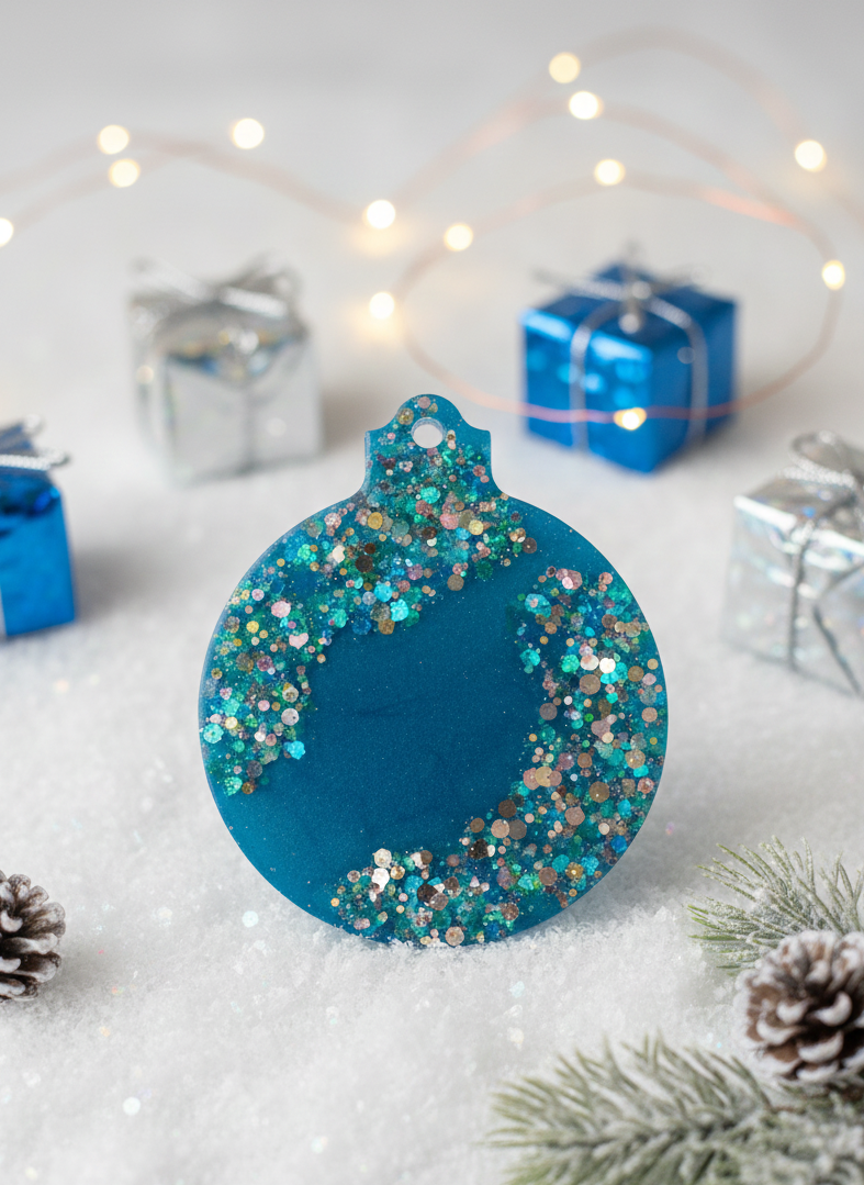 BOLA DE NAVIDAD EN RESINA (MICA)