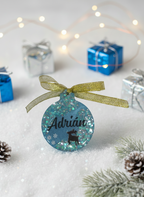 BOLA DE NAVIDAD EN RESINA (MICA)