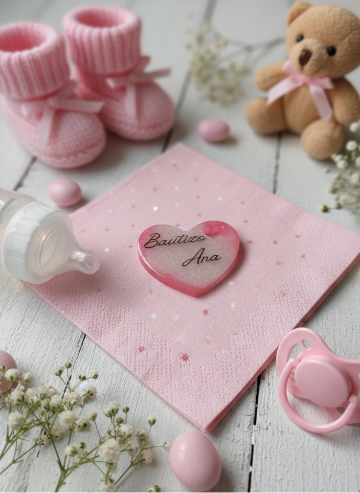 LLAVERO DE RESINA - BODAS Y EVENTOS ESPECIALES