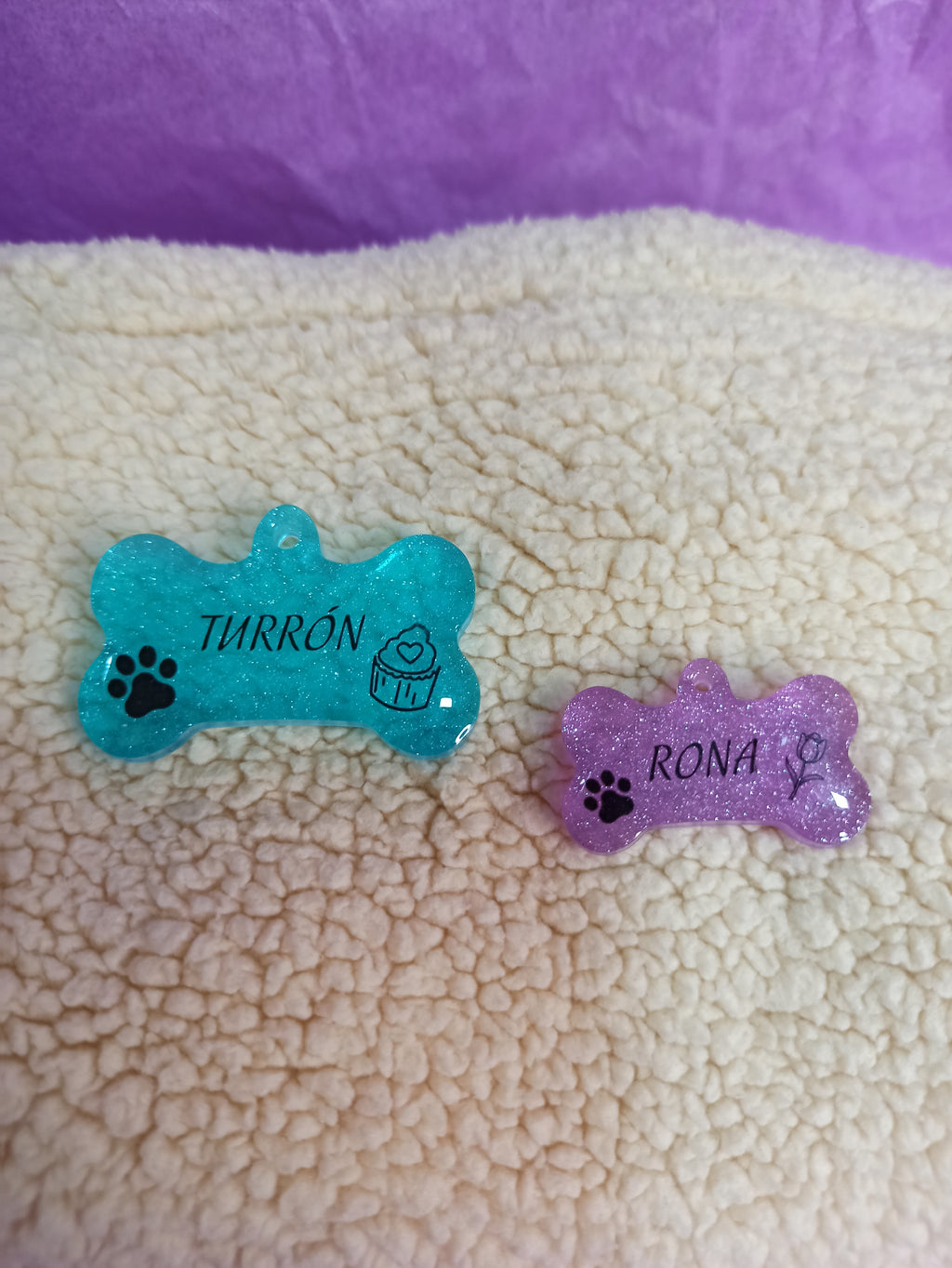 PLACA MASCOTA EN RESINA (TINTA)