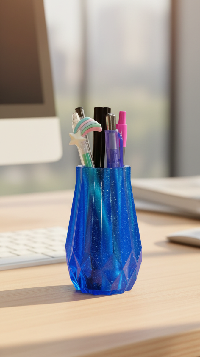 JARRÓN EN RESINA (TINTA)