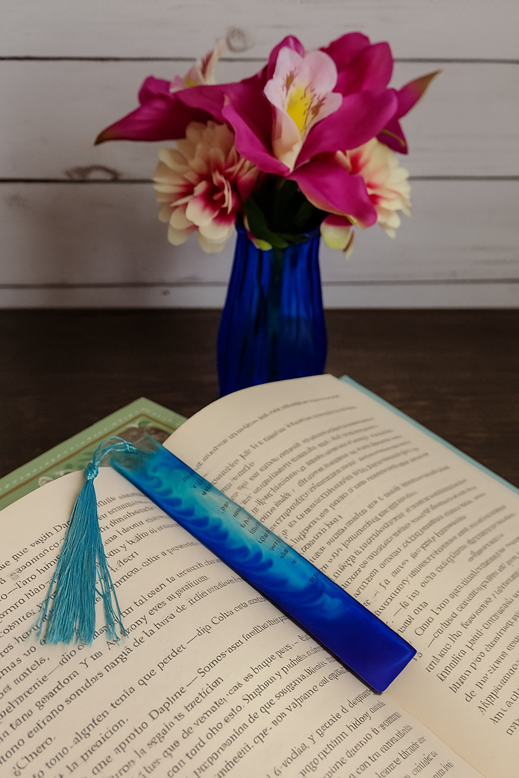 MARCAPÁGINAS ACUARELA EN RESINA